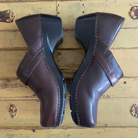 DANSKO LEATHER BOHO MEDICAL CLOG NURSE SHOE 41 10 - Picture 8 of 16